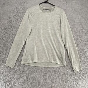 REI Shirt Womens Medium Gray Baselayer Hiking Running Trail Outdoors Granola